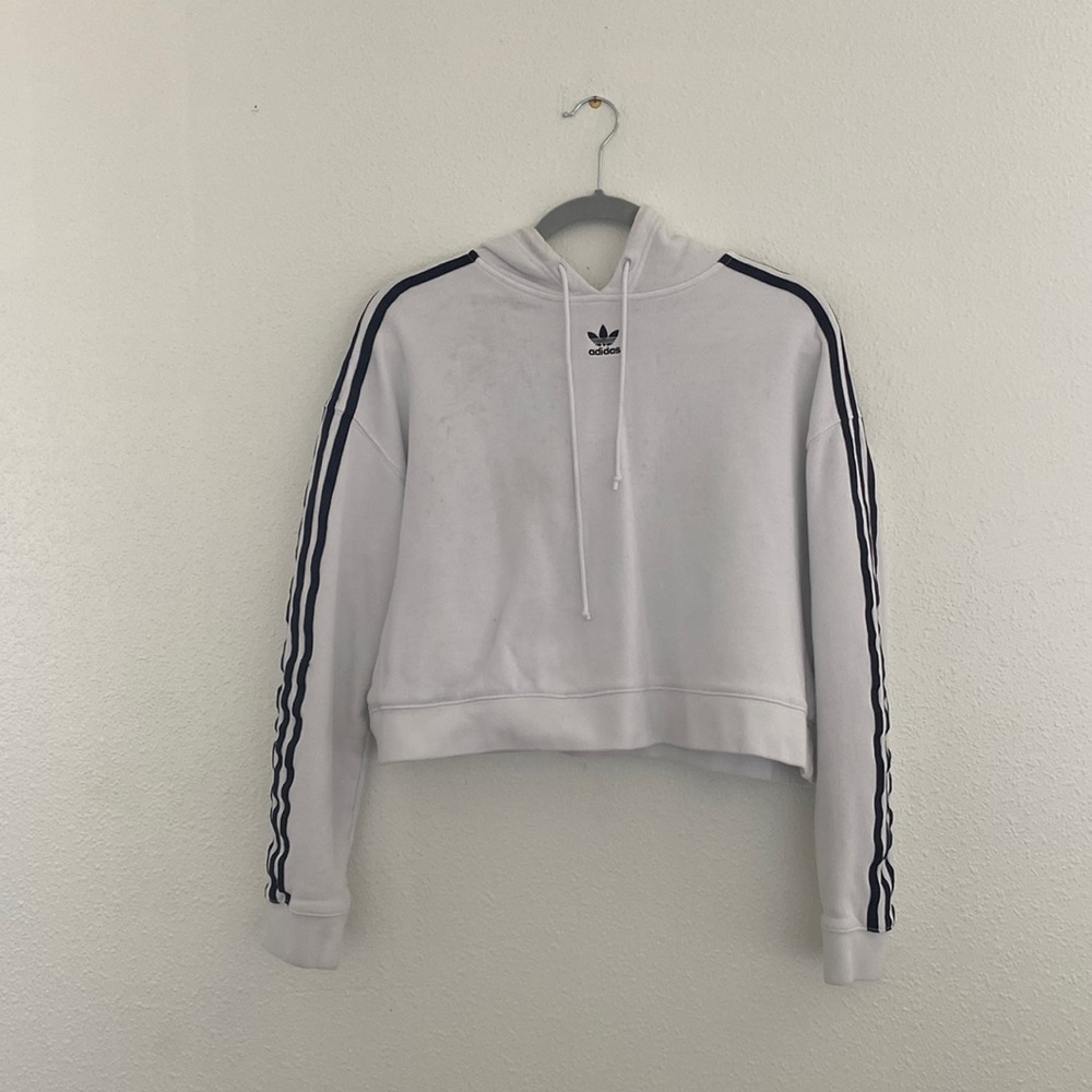 White Adidas Hoodie
